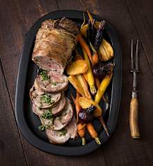 Sunday lamb roast