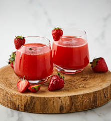 Cocktail alcolico alle fragole