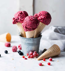 Gelato veloce alla frutta