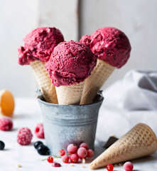 Glace aux fruits