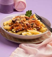 Vegetarische Bohnen-Bolognese