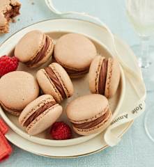 Macarons chocolat-framboise