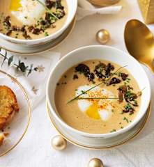 Crema de foie con huevo a baja temperatura