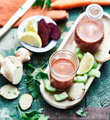 Shot détox betterave et persil
