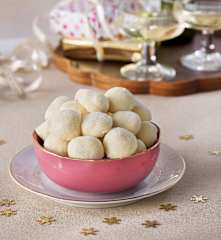 Trufas de chocolate blanco al cava