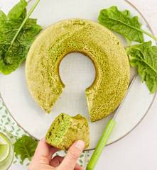 Gâteau vapeur aux épinards