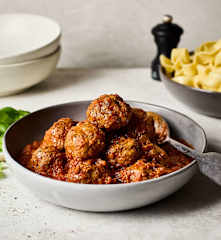 番茄酱炖牛肉丸