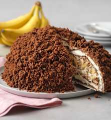 Maulwurfkuchen mit Milch-Schnitte
