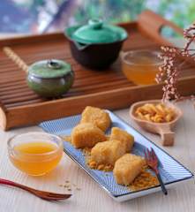 可樂果鮮奶麻糬&桂花烏龍茶