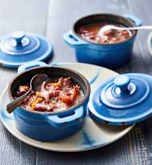 Seiche sauce au vin rouge