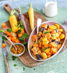 Carottes au curry doux