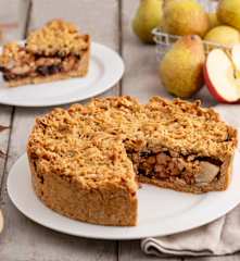 Ciasto jesienne z gruszkami i jabłkami