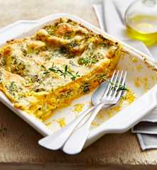 Lasagne végétariennes à la courge et aux blettes