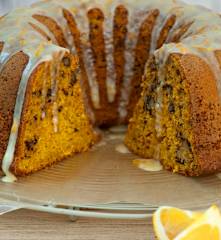 Queque de zanahoria y naranja