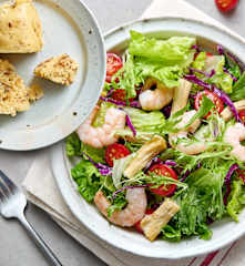 晚餐（红枣玉米发糕、东北大拌菜）