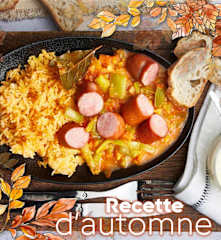 Rougail saucisses et flan coco