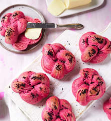 Brioches de remolacha