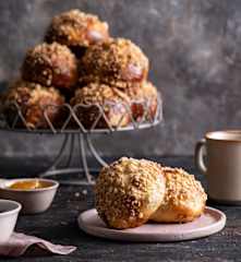 Bułeczki drożdżowe z kruszonką