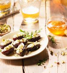 Dátiles rellenos de mascarpone