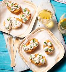Torrijas saladas Tonnato
