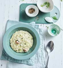 Zucchini and Bacon Risotto