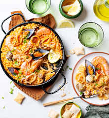 Paella de marisco