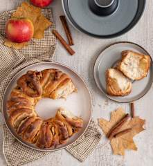 Wegańskie ciasto z jabłkami do odrywania