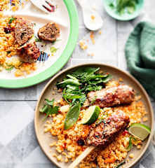 Baby-friendly Lamb Koftas with Rainbow Couscous