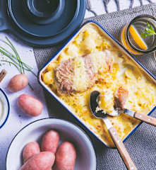 Thon sous-vide et pommes de terre