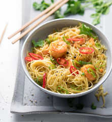 Singapore style noodles (Thermomix® Cutter)