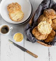 Cheese and bacon scones