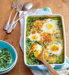 Epinards à la berrichonne