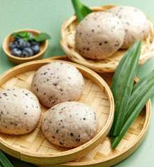 蓝莓馒头
