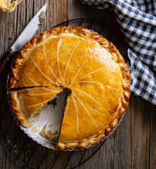 Tourte aux blettes et aux pignons de pin