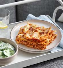 Gemüse-Tofu-Lasagne