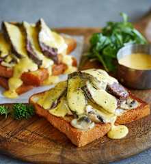 芝士牛肉三明治