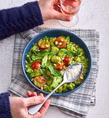 Gnocchi aux légumes et au pesto