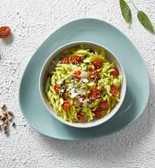 Trofie fredde con pesto di avocado