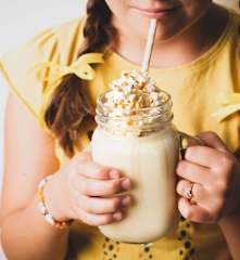 Batido de caramelo salado