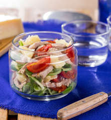 Insalata di manzo con vinaigrette
