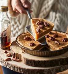 Tarte au sirop d'érable et noix de pécan