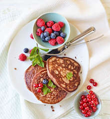 Schoko-Protein-Pancakes