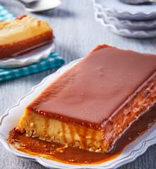 Flan de pueblo español