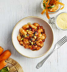 Gnocchi di polenta con ragù di verdure