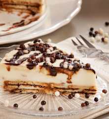 Tarta de chocolate blanco