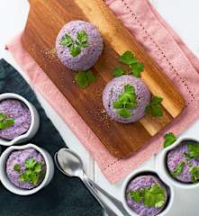 Flan al cavolo viola