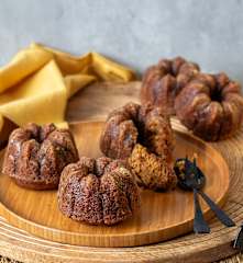Mini Jamaican style ginger bundts