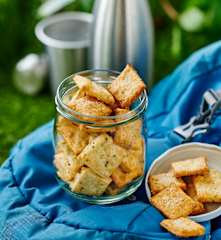 Rosmarin-Käse-Cracker