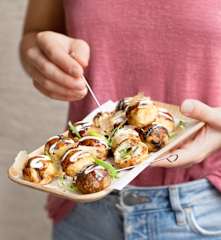 Takoyaki de poulpe