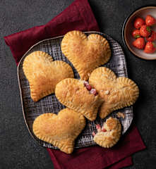 Topfen-Erdbeer-Herzen